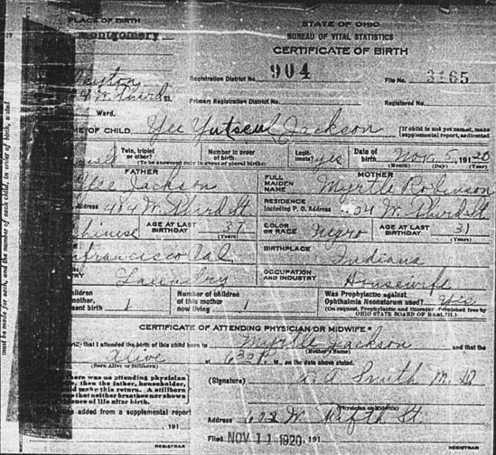 Yee Yut-Seul birth certificate
